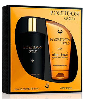 Eau de toilette Poseidon perfume dorado